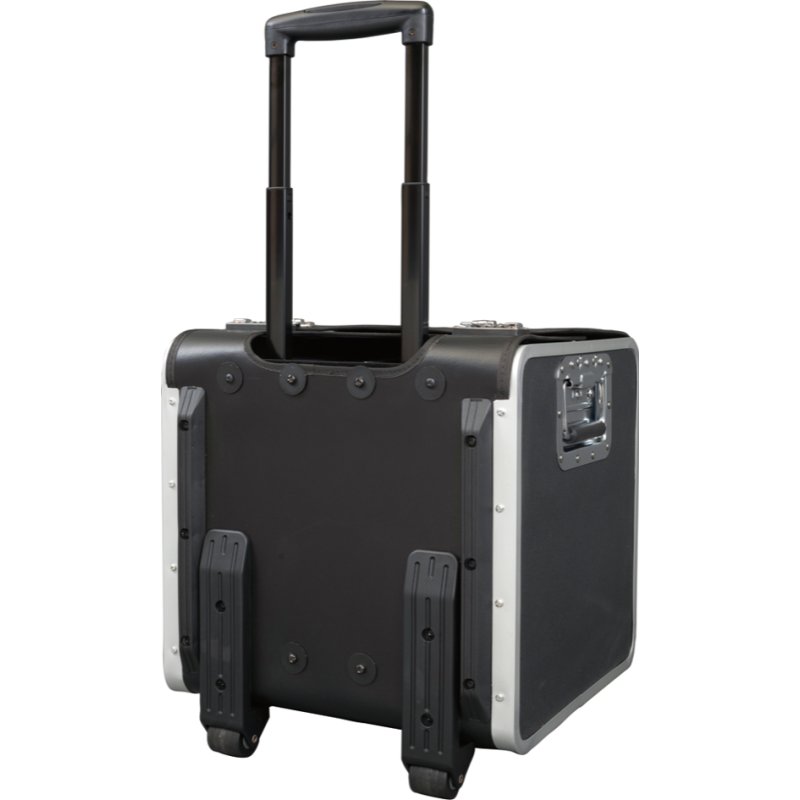 Alassio attachékoffer PARMA, imitatieleer, zwart, trolleysysteem